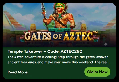 bonus code for game gates of aztec